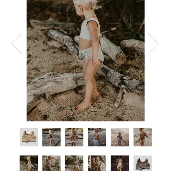 The Simple Folk Bikini Top Dune Neutral Tan Cream - Picture 8 of 16